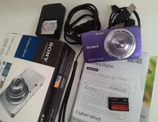 Camera digital Sony W630 - 16.1MP (COMPLETA NA CAIXA)