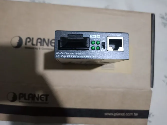 Conversor de mídia fibra gt802 s Planet 