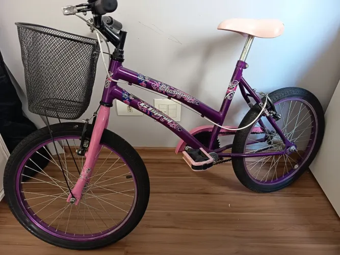 Bicicleta infantil menina, aro 20 ( de 5 a 10 anos )