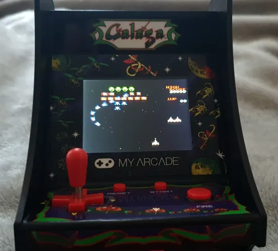 Mini fliperama Galaga oficial My Arcade