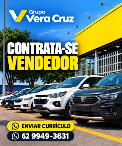 VAGA ABERTA - VENDEDOR DE VEÍCULOS