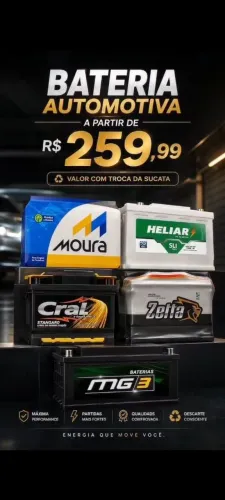 BATERIA DE CARRO & MOTO