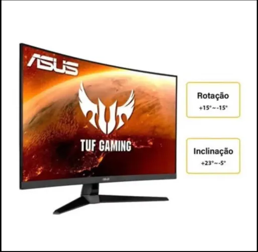 Monitor Gamer Asus TUF 31.5 Curvo LED Full HD, 165 Hz, 1ms, 
