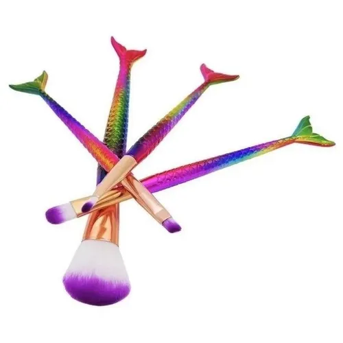 Kit de pincéis para maquiagem (com 4)