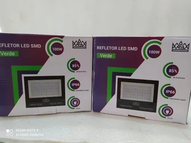 Refletor verde 100w ip66 (Jk eletronicos)