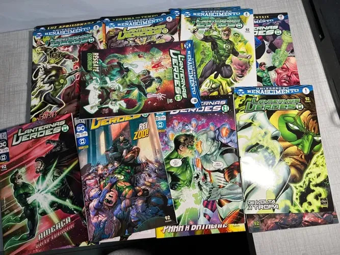 Lanterna Verde DC Lanternas Verdes Renascimento diversos numeros omnibus