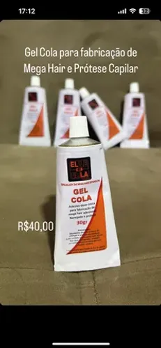 Gel Cola para fabricação de Mega Hair e Pretese Capilar