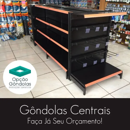 Gôndolas Centrais | Produto Novo