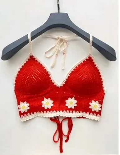 Promoção!!! Cropped de tricô NOVA