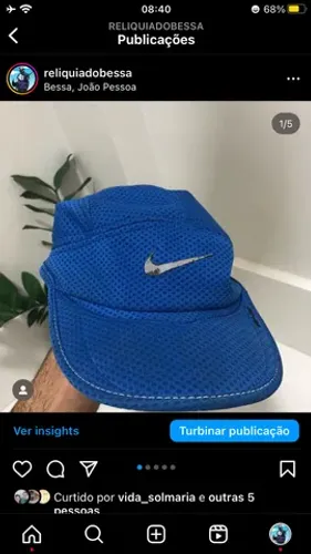 BONÉ NIKE DAYBREAK 2013 AZUL ORIGINAL 