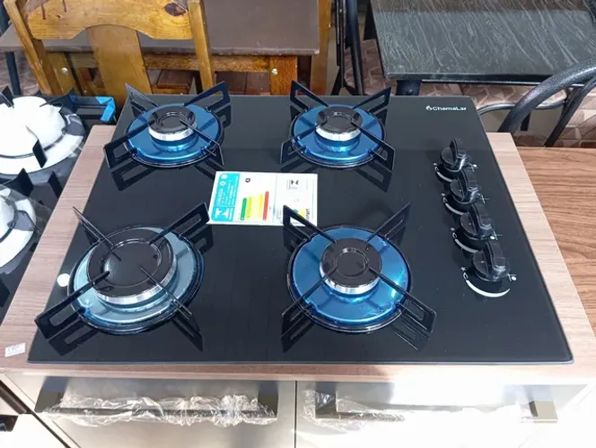 fogão cooktop novo 4 bocas novo 