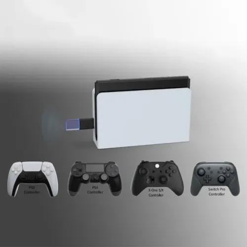 Receptor Wireless Wiif Adaptador Usb Xbox One X e Ps4, Ps5 no PC