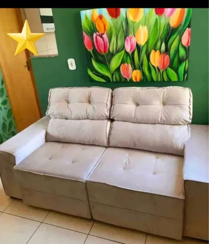 Sofá retratil reclinável 2,00 mt