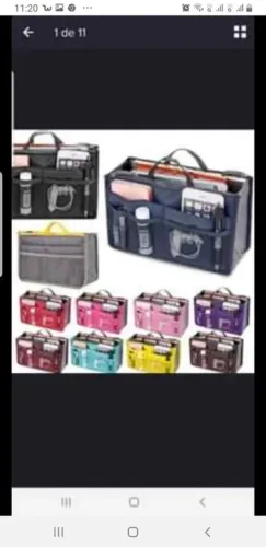 Organizador de bolsa feminina