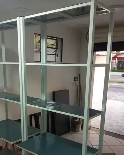 Prateleira de aço inox -, Estante