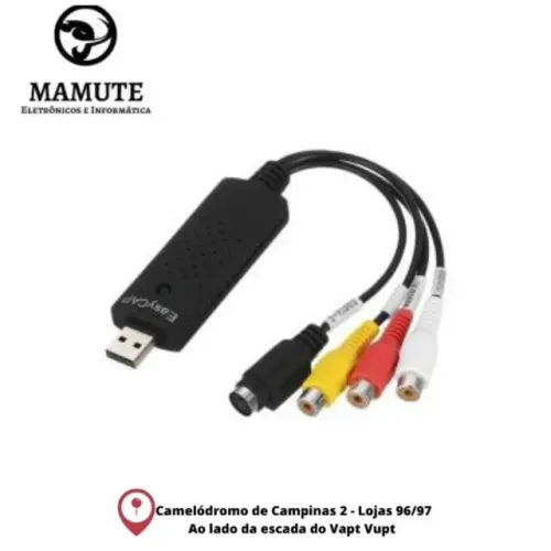 Placa De Captura Video Usb Easycap Audio/video Notebook Pc