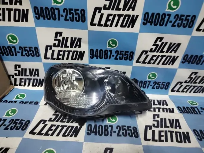 farol direito mascara negra polo 2007 ate 2014 novo importado rf