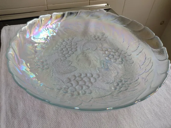Fruteira em cristal