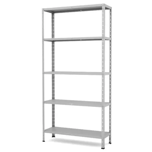 Estante Aço 05 Prateleiras Cinza (NOVO)