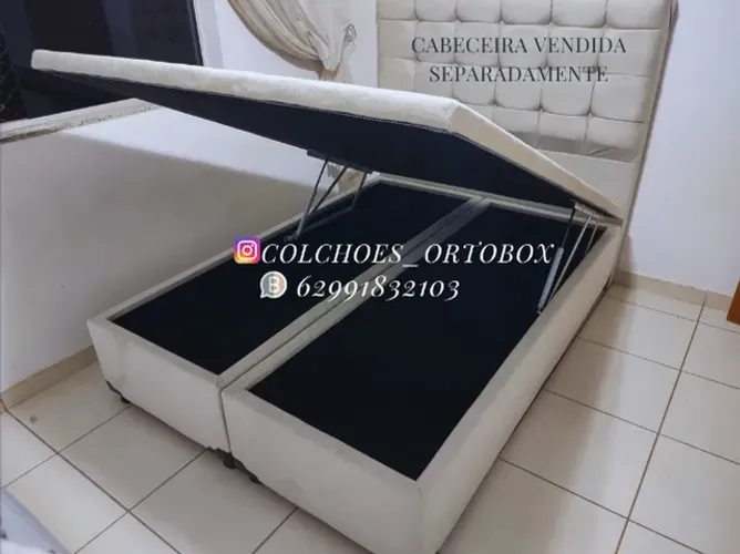 Box Baú Casal bi partido em ate 10x 