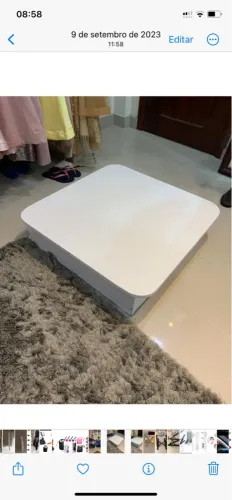 Tablado para tirar medidas roupas