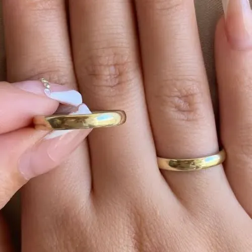 alianças de casamento moeda antiga 