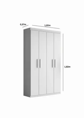 Multiuso 4 Portas Branco Novo