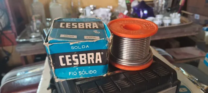 Solda Cesbra Fio Sólido Sn/50 2,40mm