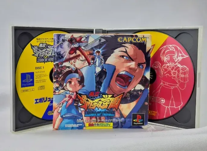 Rival Schools 1 (Shiritsu Justice Gakuen - Legion Of Heroes) japonês Ps1 (CIB)