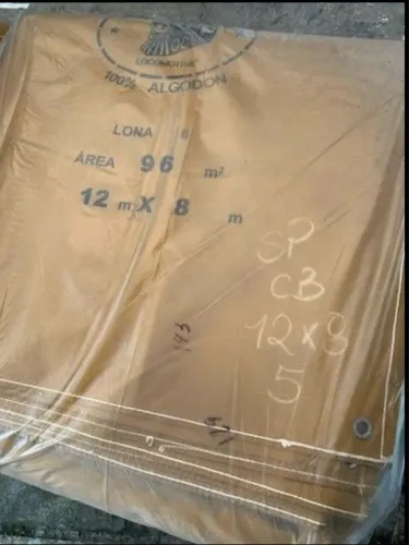 Lona de algodão encerado para caminhão 12x8 e tenho 13x8 e 11x8
