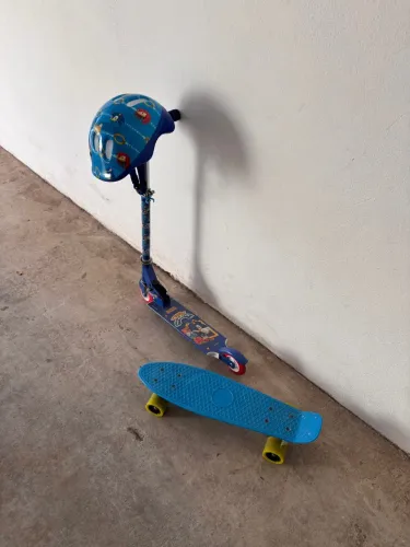 Skate e patinete infantil 