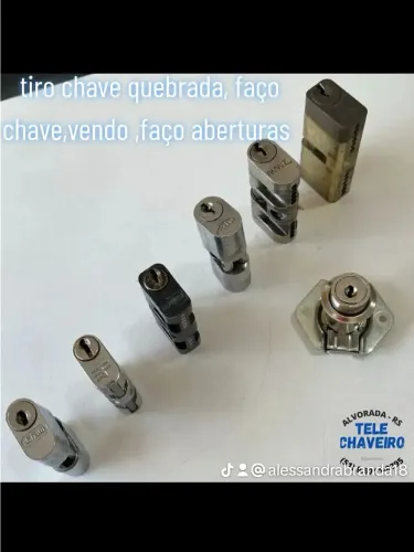 Cilindros . Miolo, fechadura