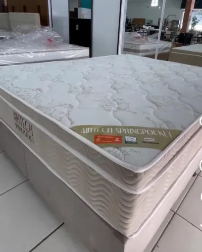 Colchão Airtech Spring Pocket Ortobom novo direito da Fábrica