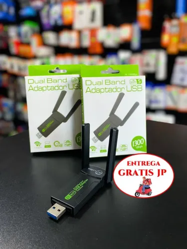ADAPTADOR WIFI DUAL BAND 2-4G E 5G USB 3.0 