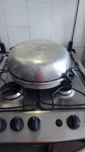 Churrasqueira para Fogão - em Alumínio