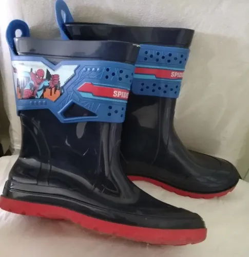 Botas de chuva infantil Homem Aranha