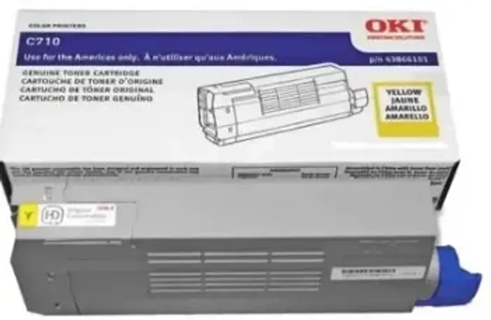 Cartucho De Toner Original Okidata C710 | C711 Yellow Amarelo