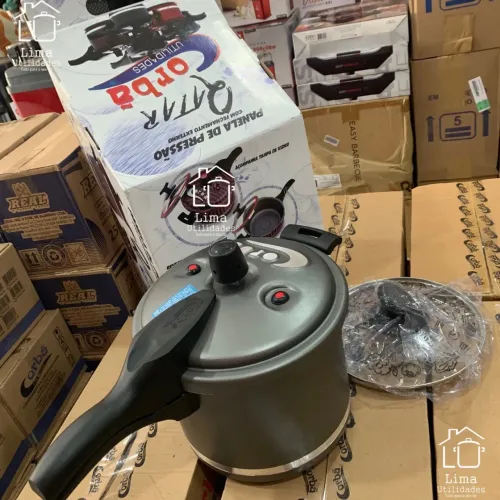 Panela de Pressão com Tampa de Vidro - Nova!