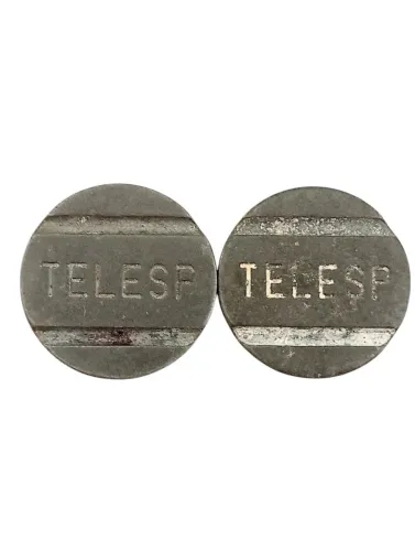 Fichas telefônicas antigas TELESP