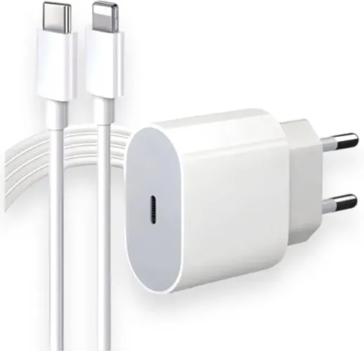 Carregador Turbo para iPhone com Fonte / Cabo 1m 20w
