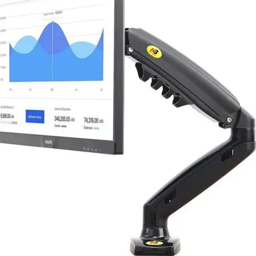 Suporte de Mesa Monitor 17? a 30? Pistão a Gás F80 NB