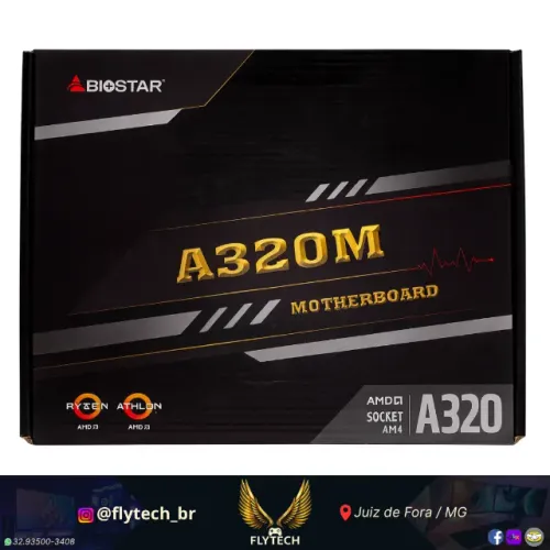 Placa Mãe A320M - Para dar manutenção ou retirada de peças!