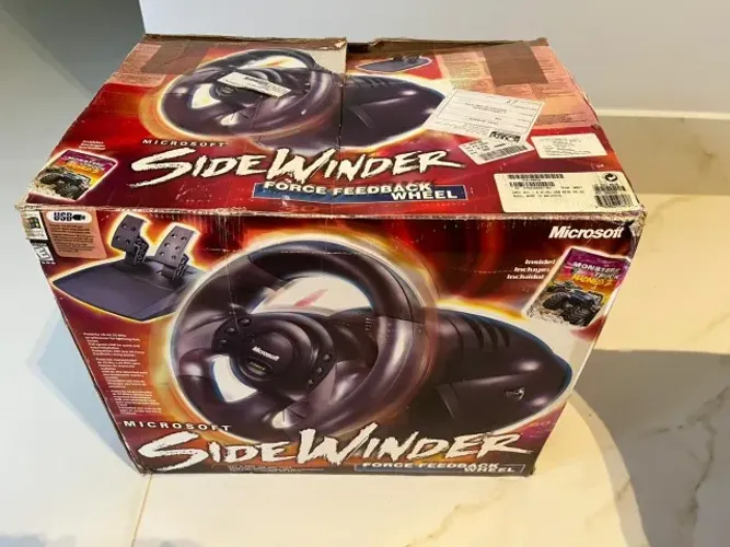 Volante Microsoft Sidewinder Force Feedback Wheel