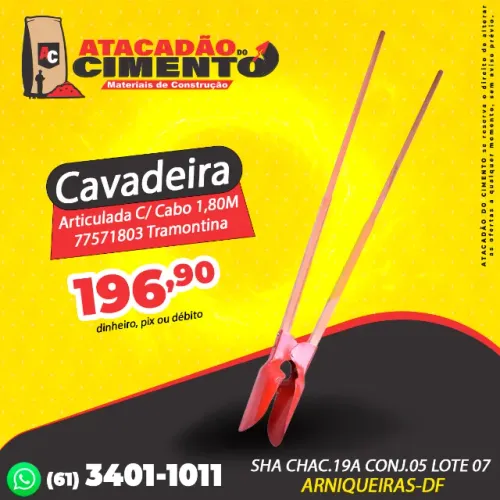 Cavadeira Articulada Com Cabo 1,80M * Tramontina