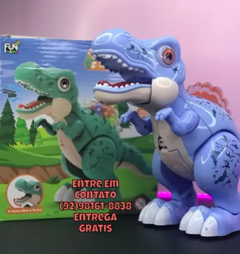 Dinossauro Dançante Musical Infantil