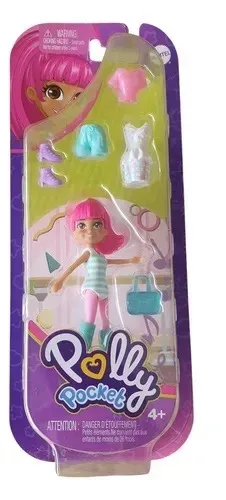 Mini Boneca Colecionável Polly Pocket Fashion De Moda Acompanha Acessorios