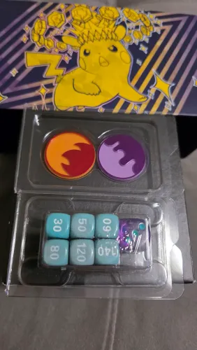 Dados Pokémon- Conjunto de Dados de Dano e Marcadores de Condição 