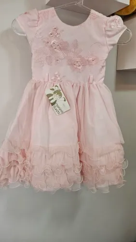Vestido festa rosa novo