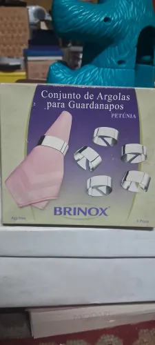 Argolas para Guardanapos Brinox Petúnia (6 peças)