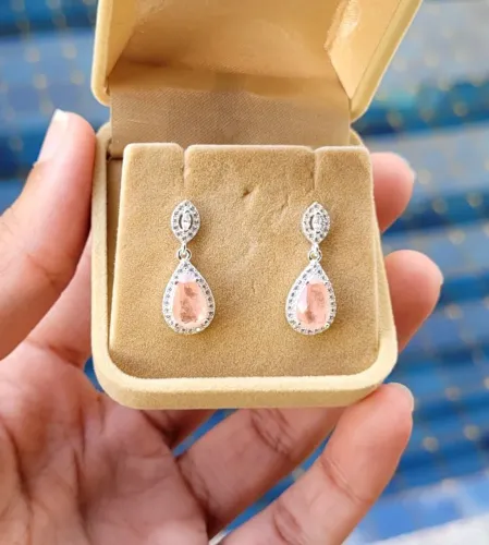 Brincos Gota longuinho Prata 925